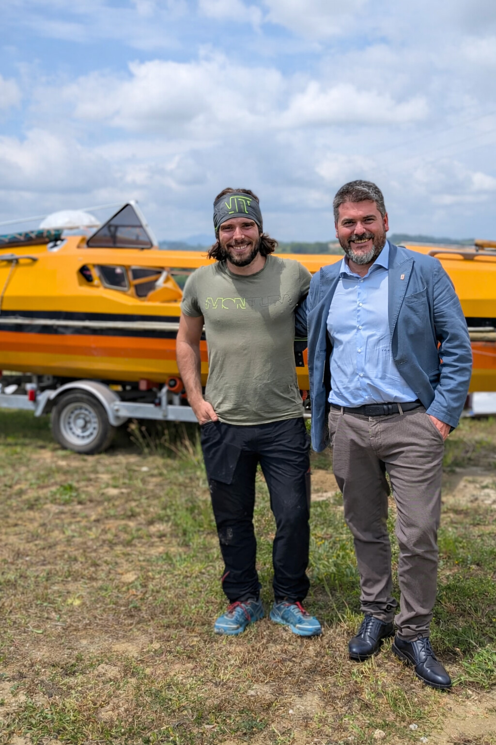 4 Thomas de Luca e Lorenzo Barone prima della partenza