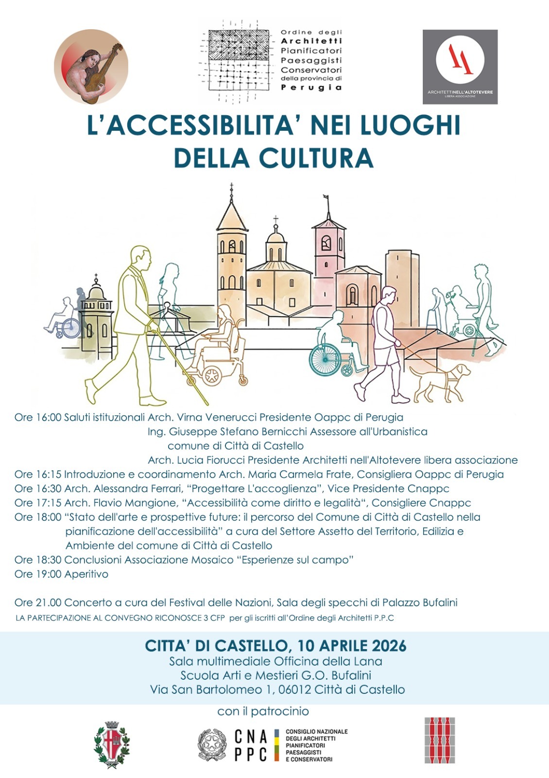 Evento Accessibilità nei luoghi della cultura 10.04.2026