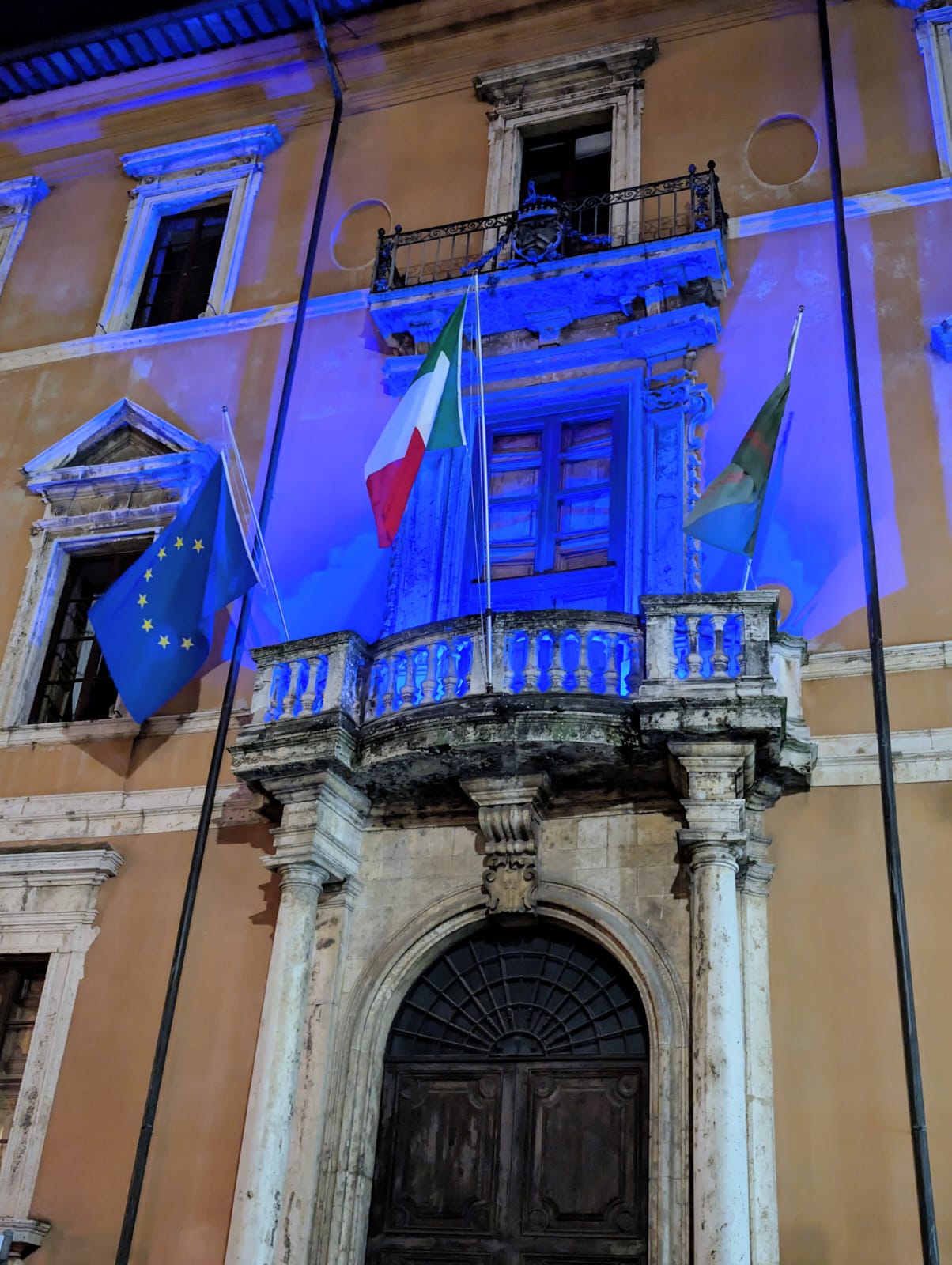 Palazzo Donini in blu