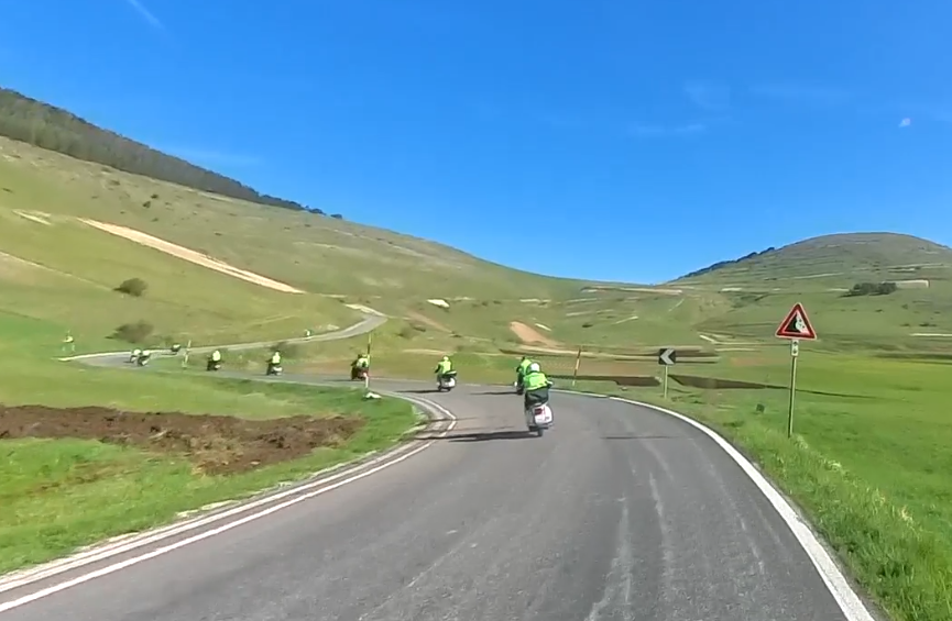 Vespisti a Castelluccio di Norcia Pian Perduto