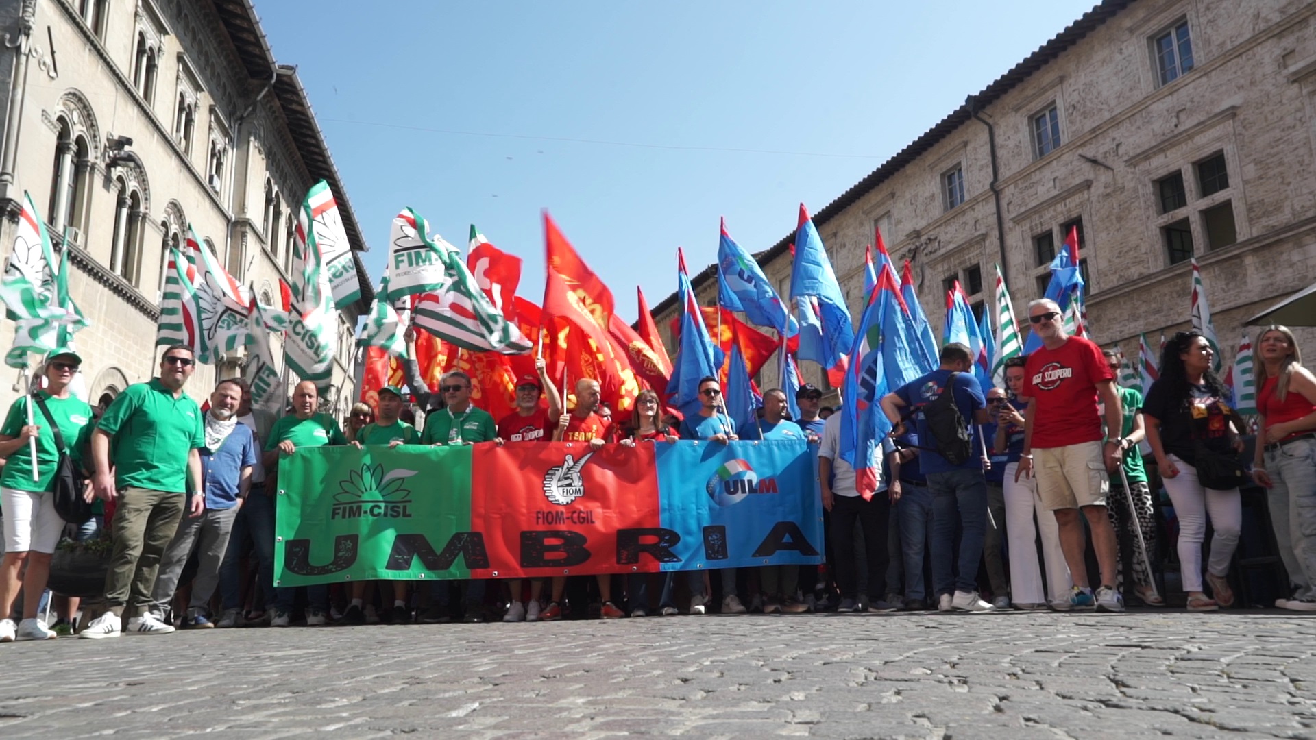 Corteo Fim Fiom Uilm 1