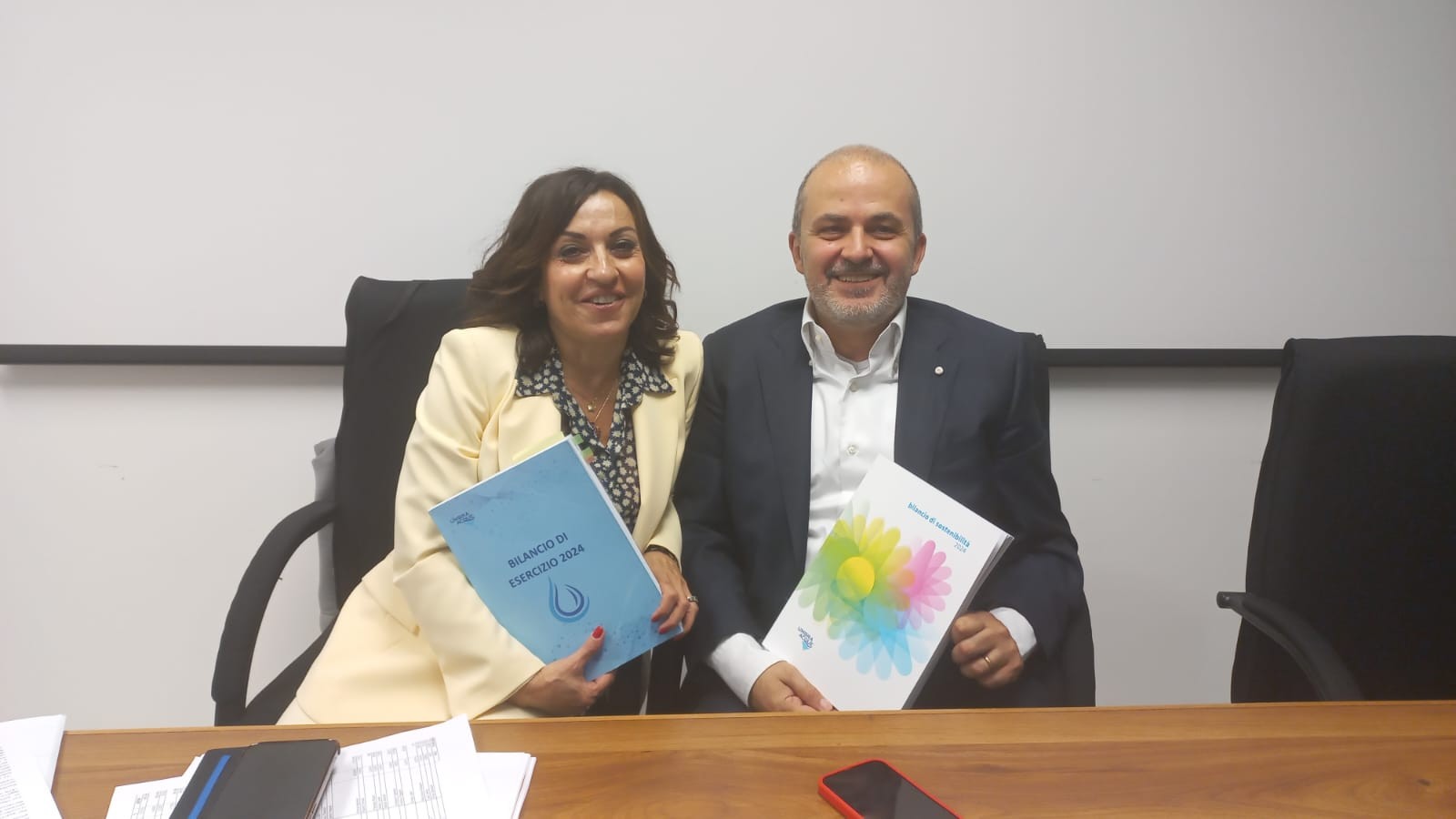 Foto Ad e Presindente Umbra Acque