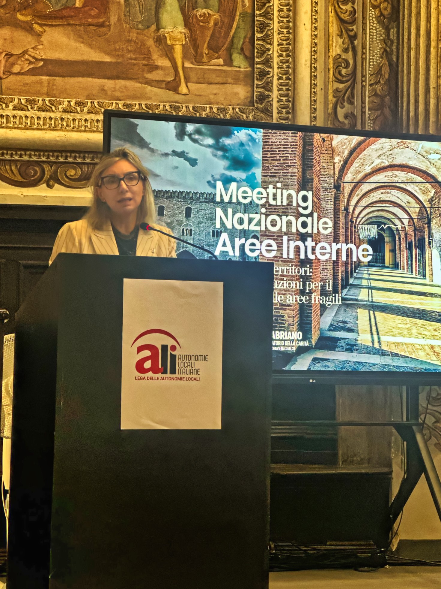 Simona Meloni Assessore regionale con delega alle Aree Interne della Regione Umbria