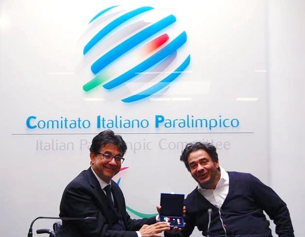 da sx Luca Pancalli e Gianluca Tassi