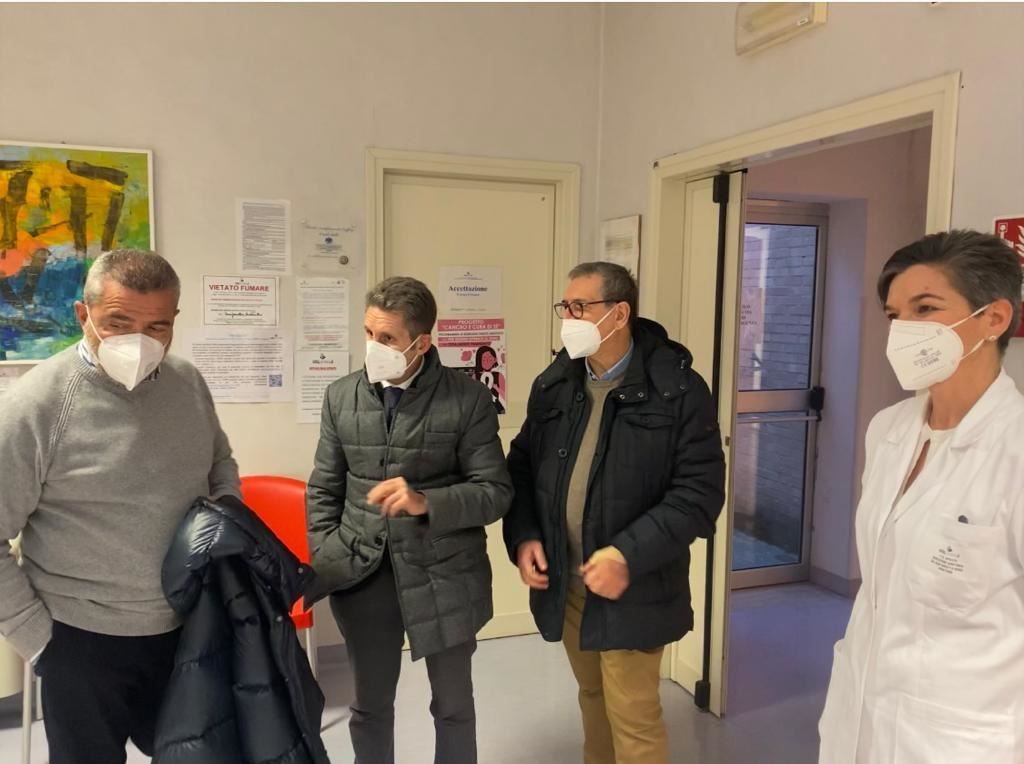 DELEGAZIONE IN VISITA ALLOSPEDALE DI SPOLETO