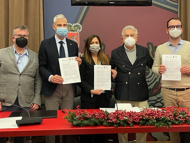 Da sin. Baldelli Toniaccini Pagliacci Luciani Petruccioli
