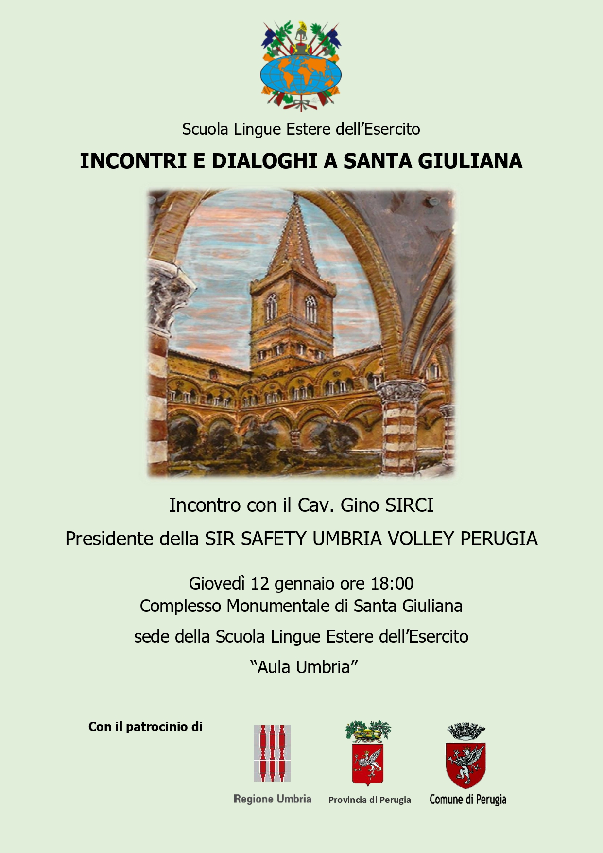 Incontri e dialoghi a Santa Giuliana Cav. Gino Sirci page 0001