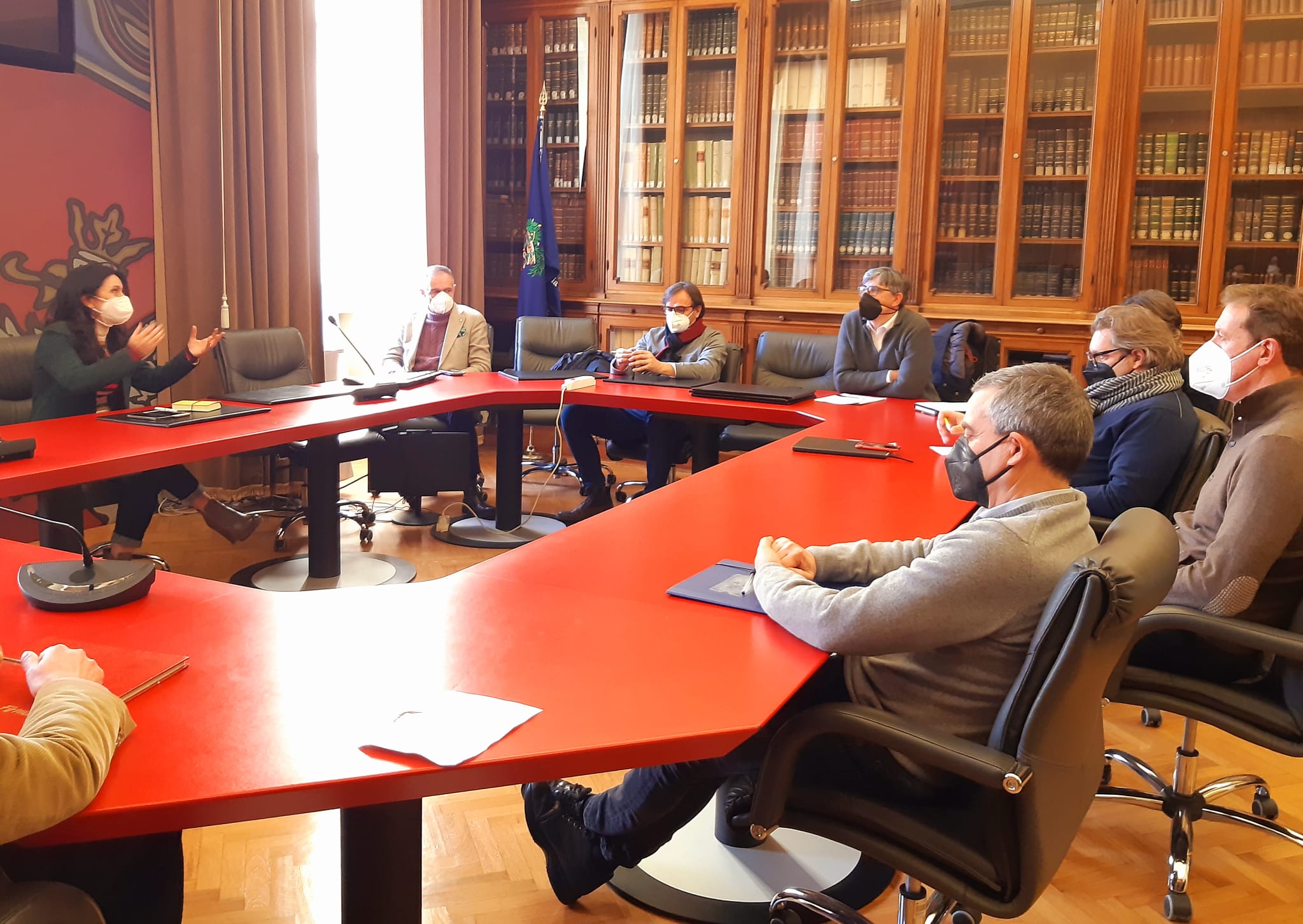 Incontro presidente Proietti dirigenti5