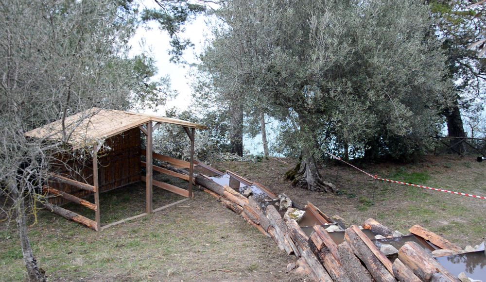 Luci sul Trasimeno 2021 Lavori presepe 1