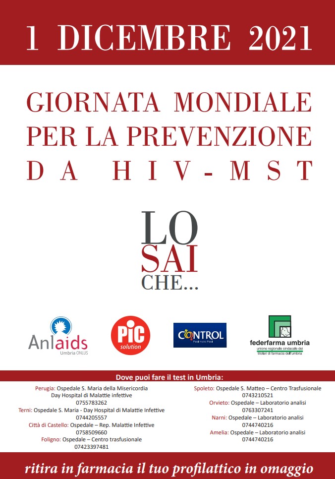 locandina AIDS Giornata Mondiale