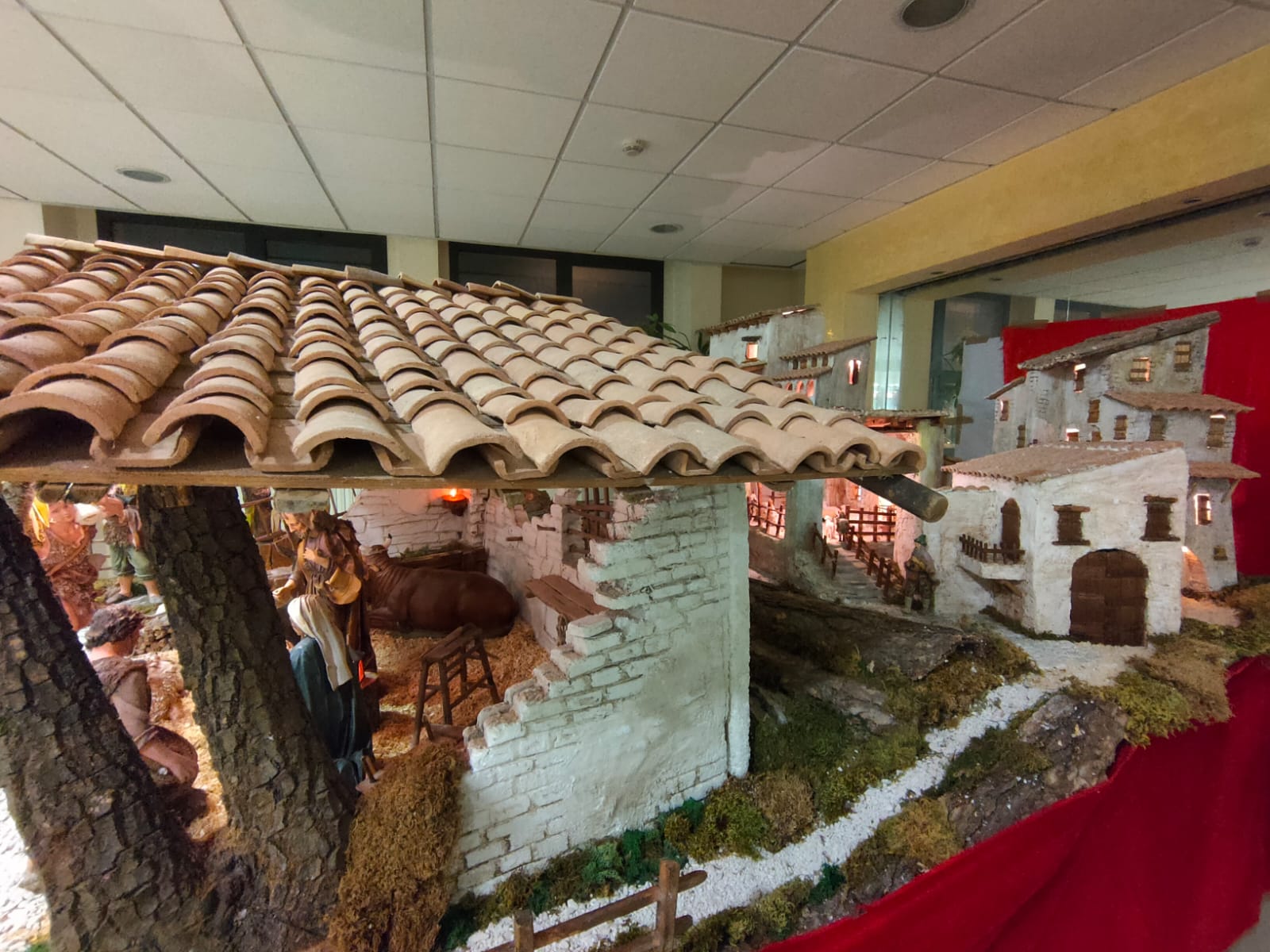 particolare presepe di budino