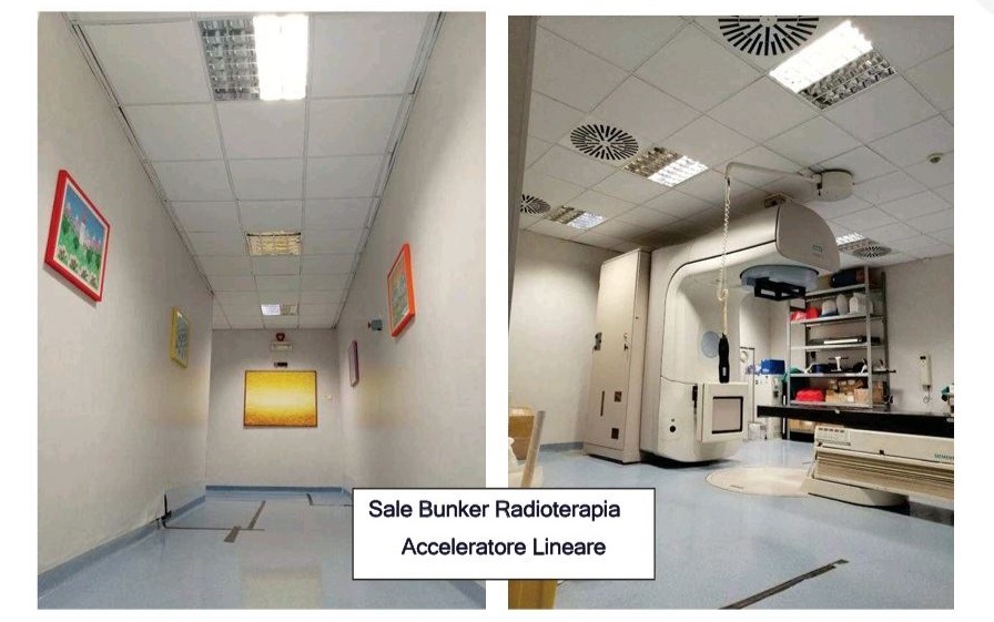 sala bunker acceleratore lineare ospedale Spoleto