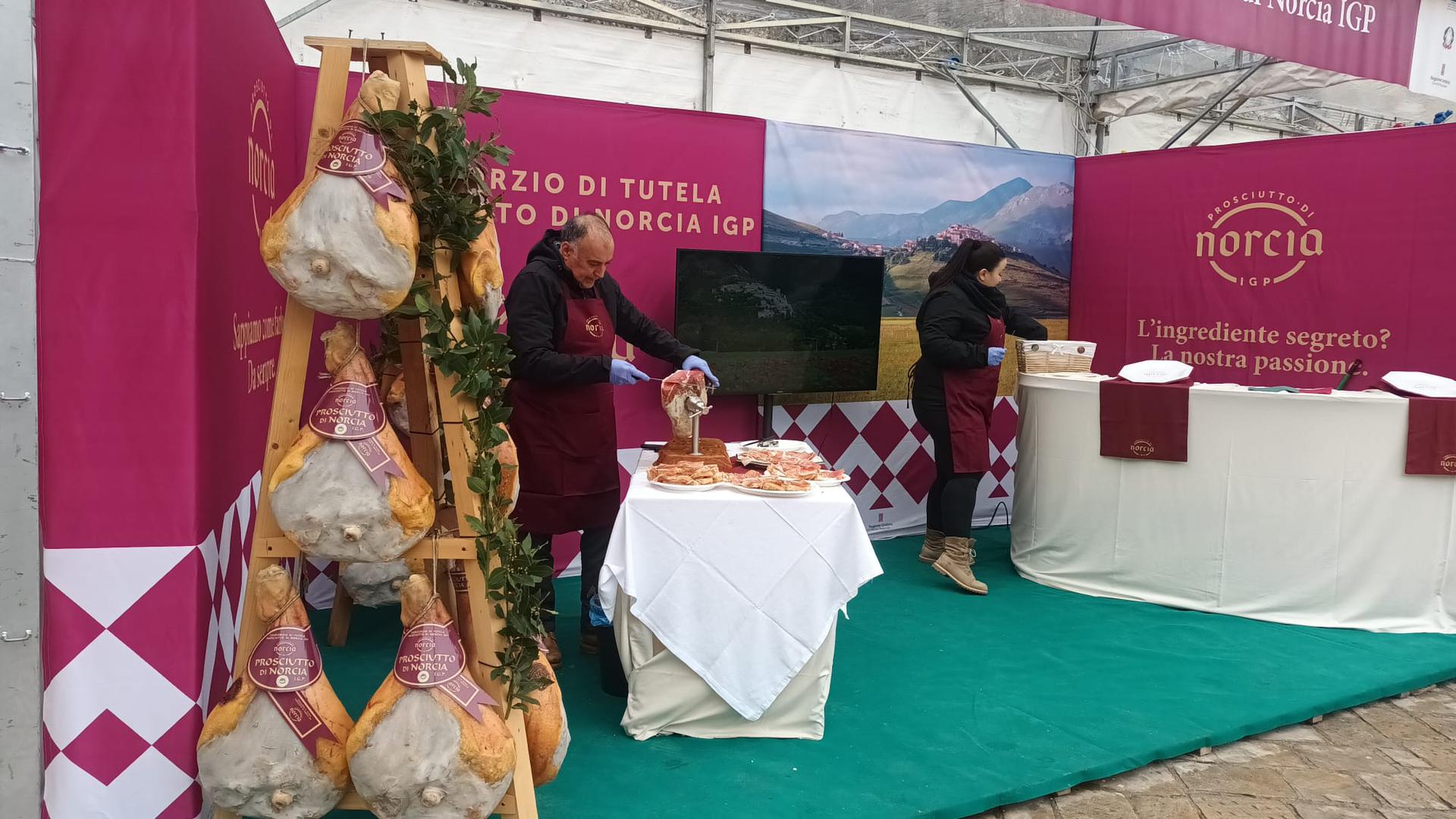 stand consorzio prosciutto di norcia igp