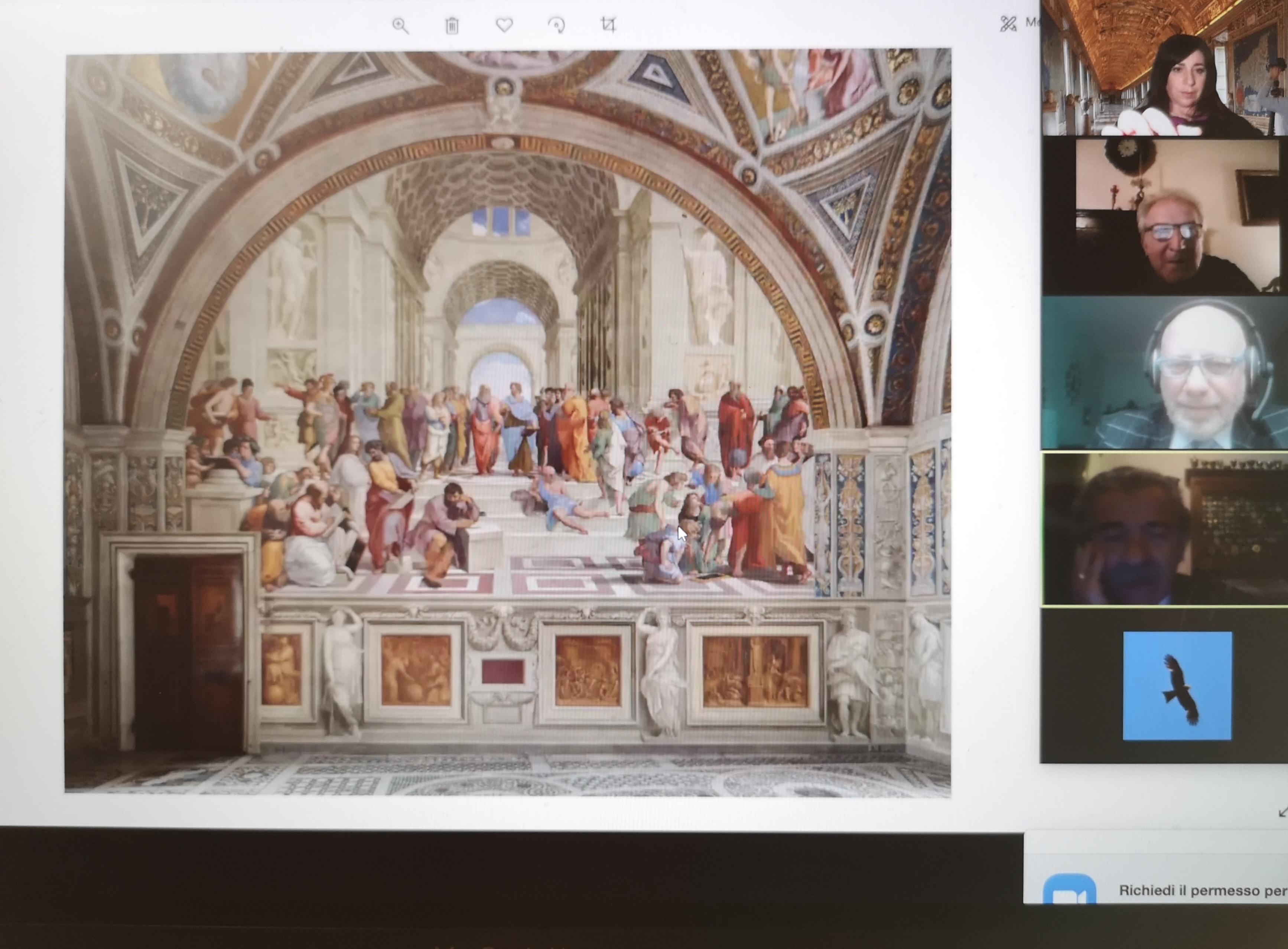 1videoconferenza Musei vAticani ARchimede Arte Rotary