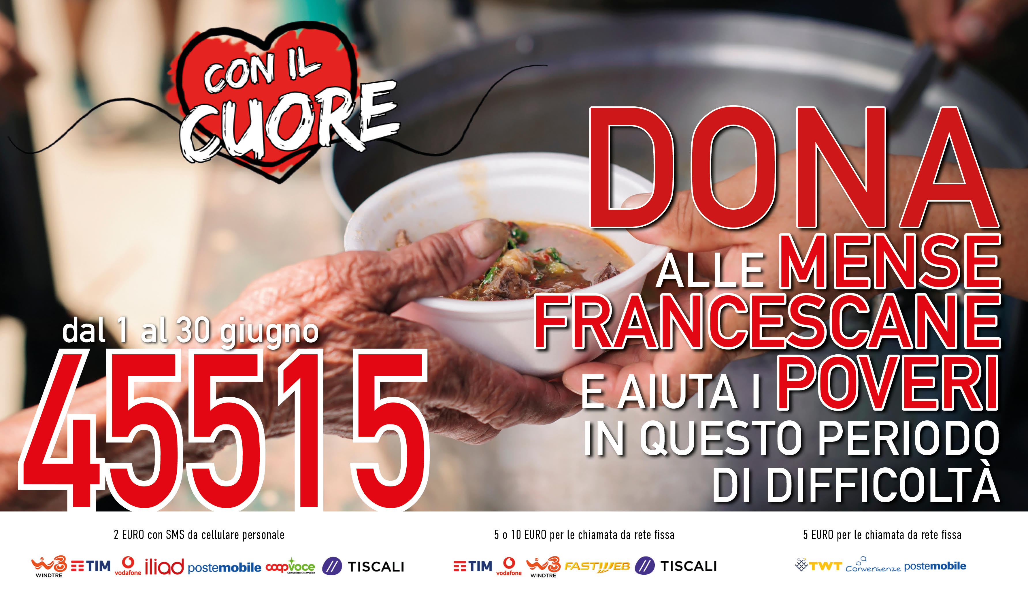 CARTELLO SOLIDALE CON IL CUORE 2021