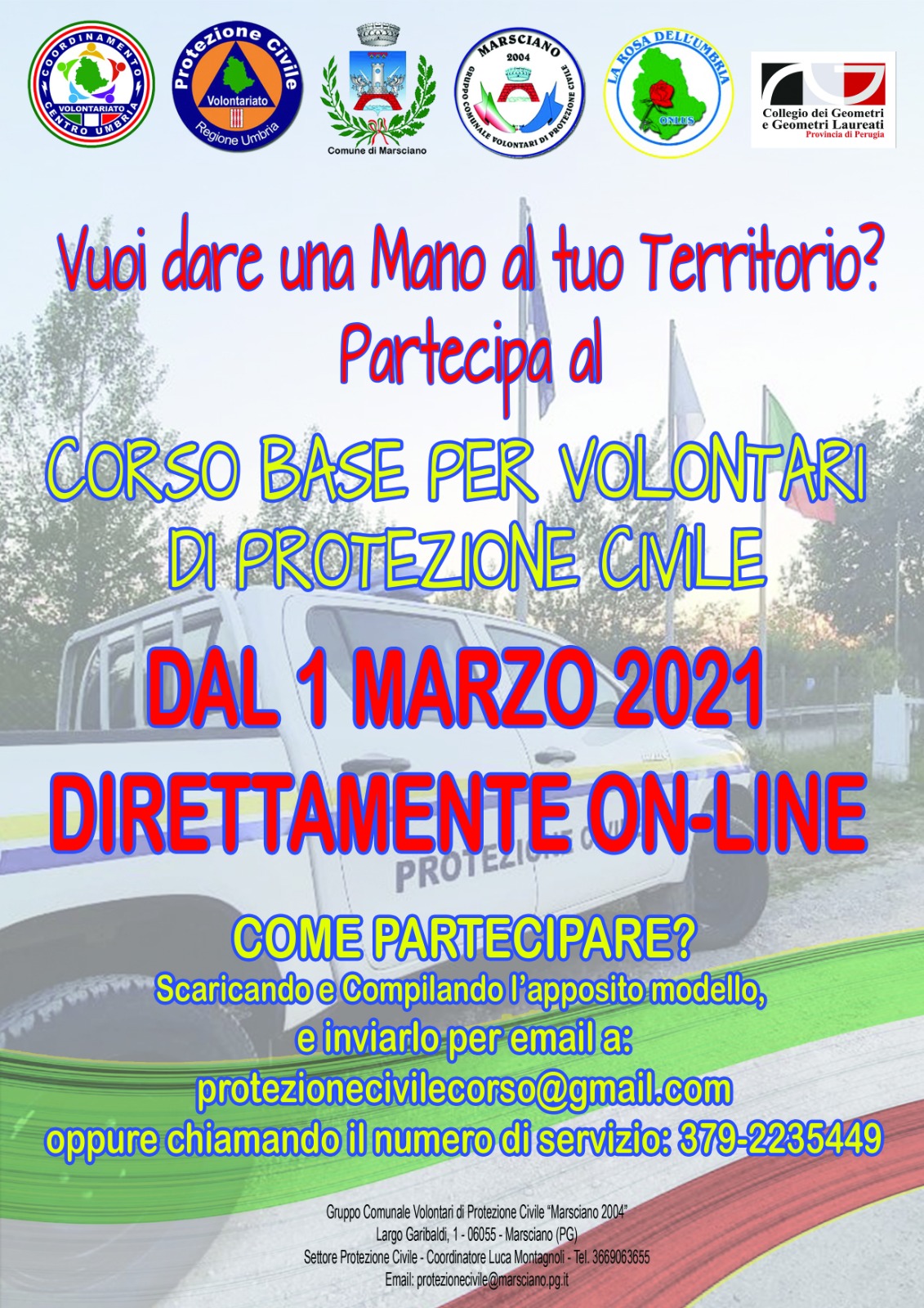 Corso online Protezione civile