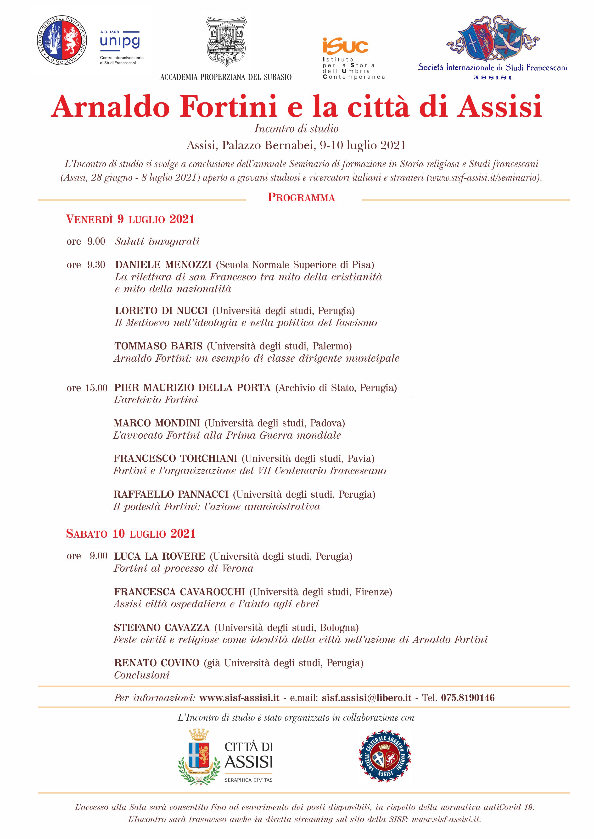 FORTINI PROGRAMMA
