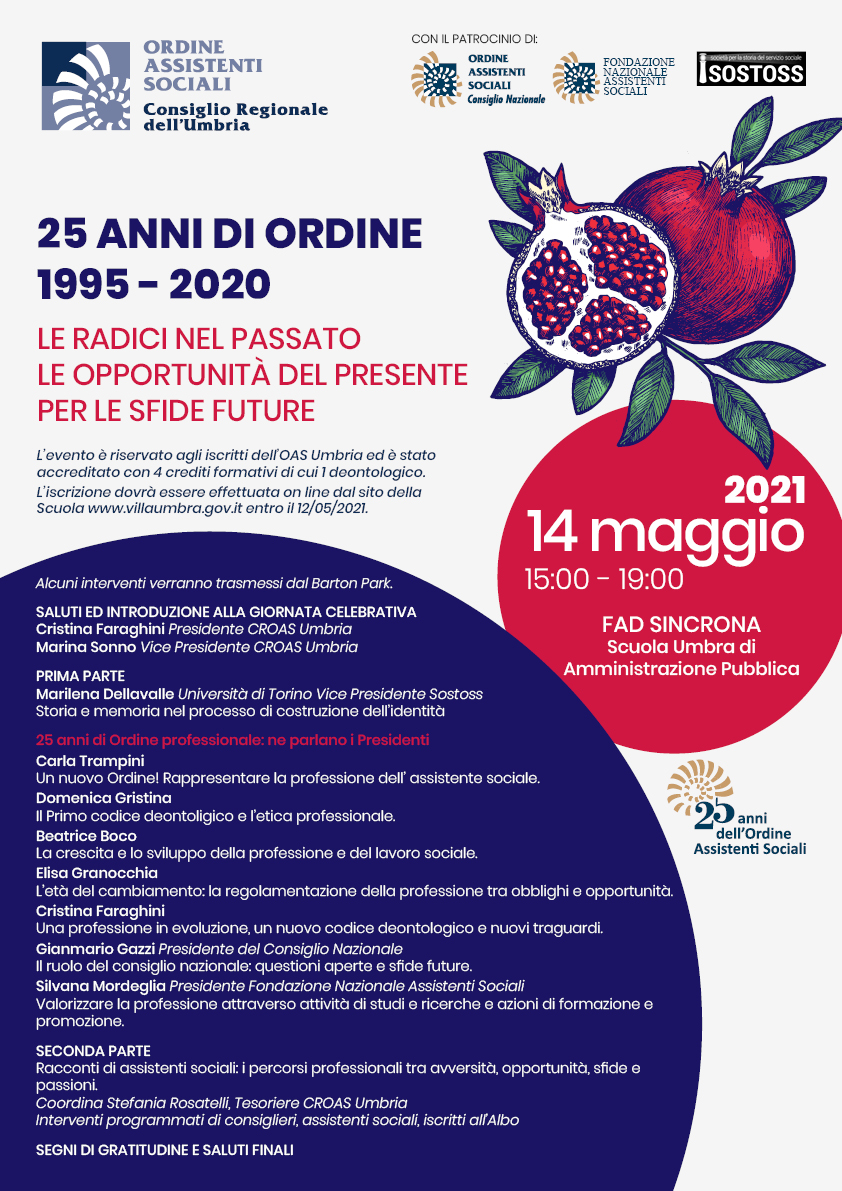 LOCANDINA EVENTO 25 ANNI CROAS UMBRIA
