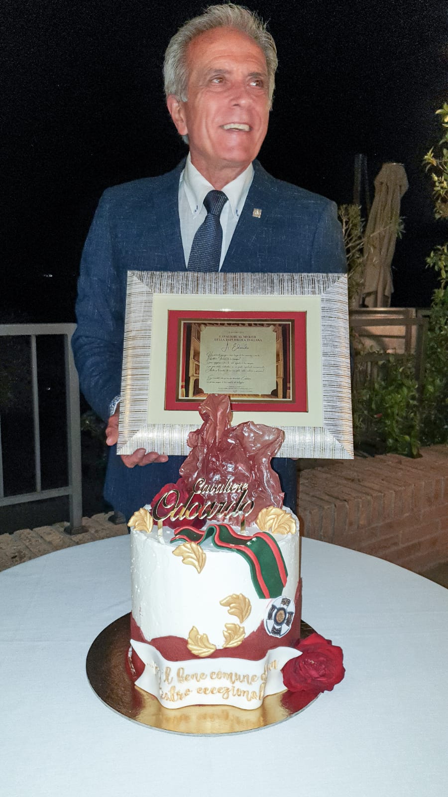 La targa del Consiglio
