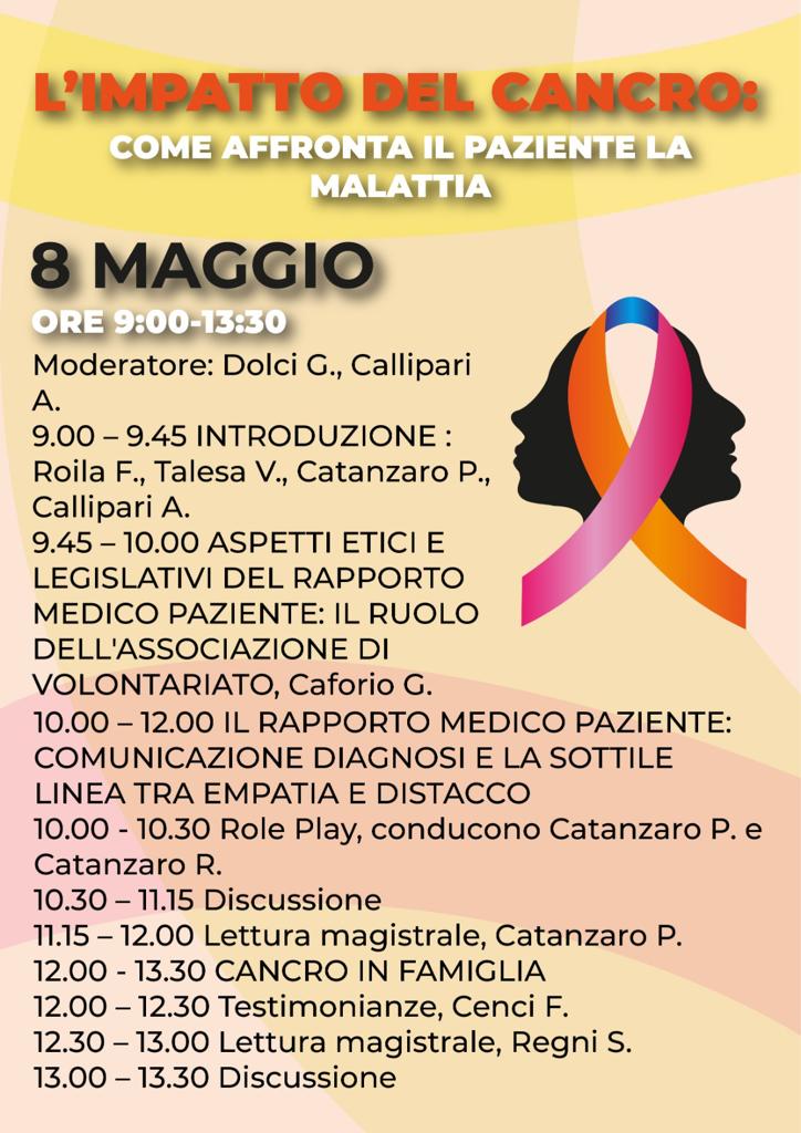 Locandina evento 8 maggio