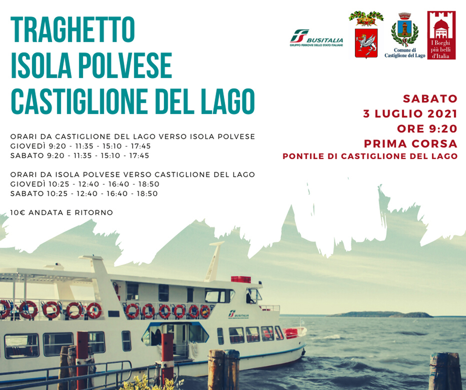 Orari Traghetti Castiglione Polvese Locandina
