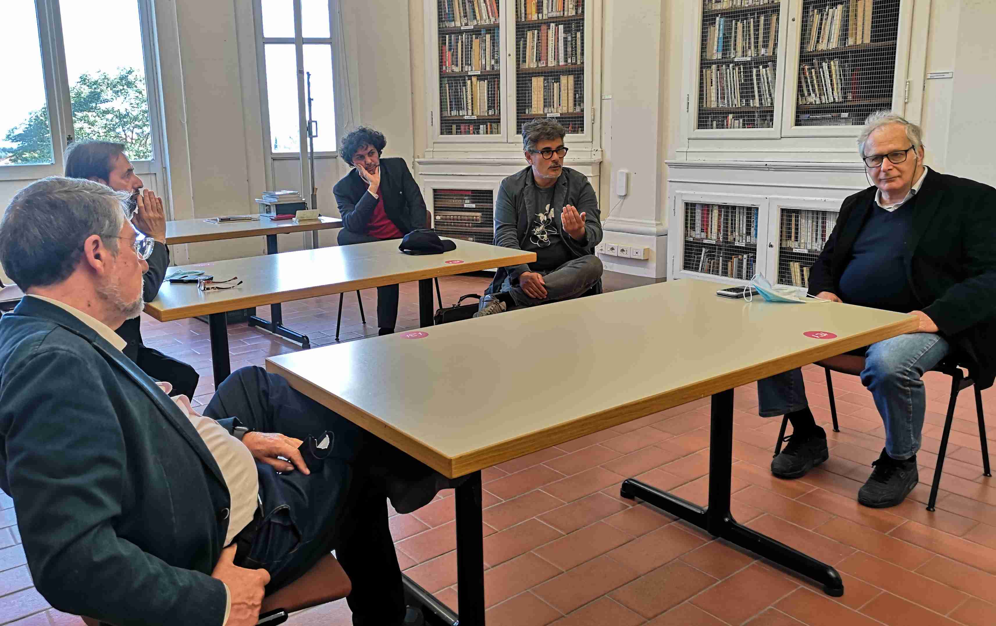 Paolo Genovese incontra i vertici dellAccademia Vannucci