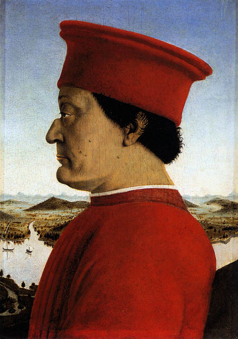 Piero Double portrait of the Dukes of Urbino 02 480
