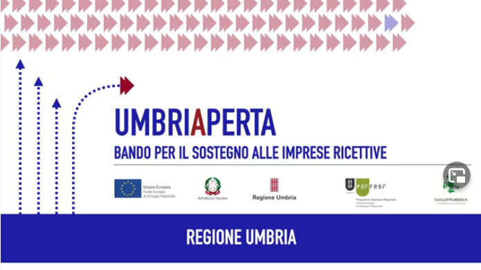 Screenshot 2021 04 20 UMBRIAPERTA Bando per il Sostegno alle Imprese Ricettive Audio