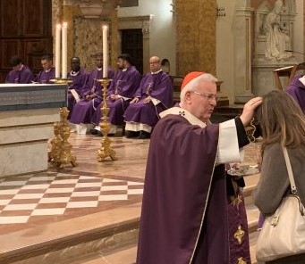 cattedrale pg mercoledì delle ceneri 2019 il rito dellimposizione delle ceneri