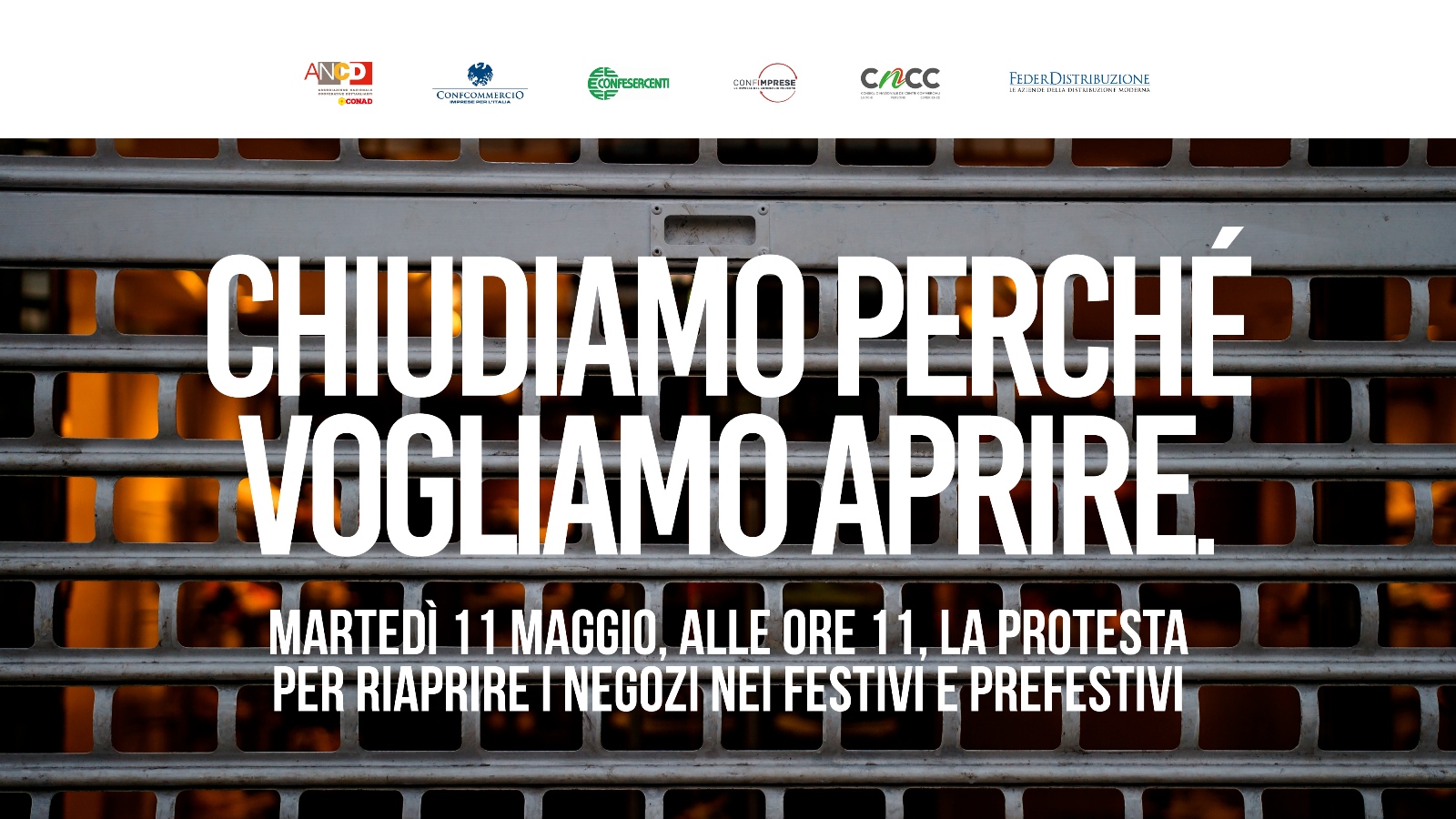 chiudiamo perche vogliamo aprire
