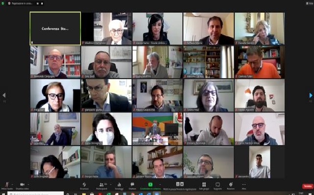 foto 1 collegamento conferenza stampa 16 aprile 2021