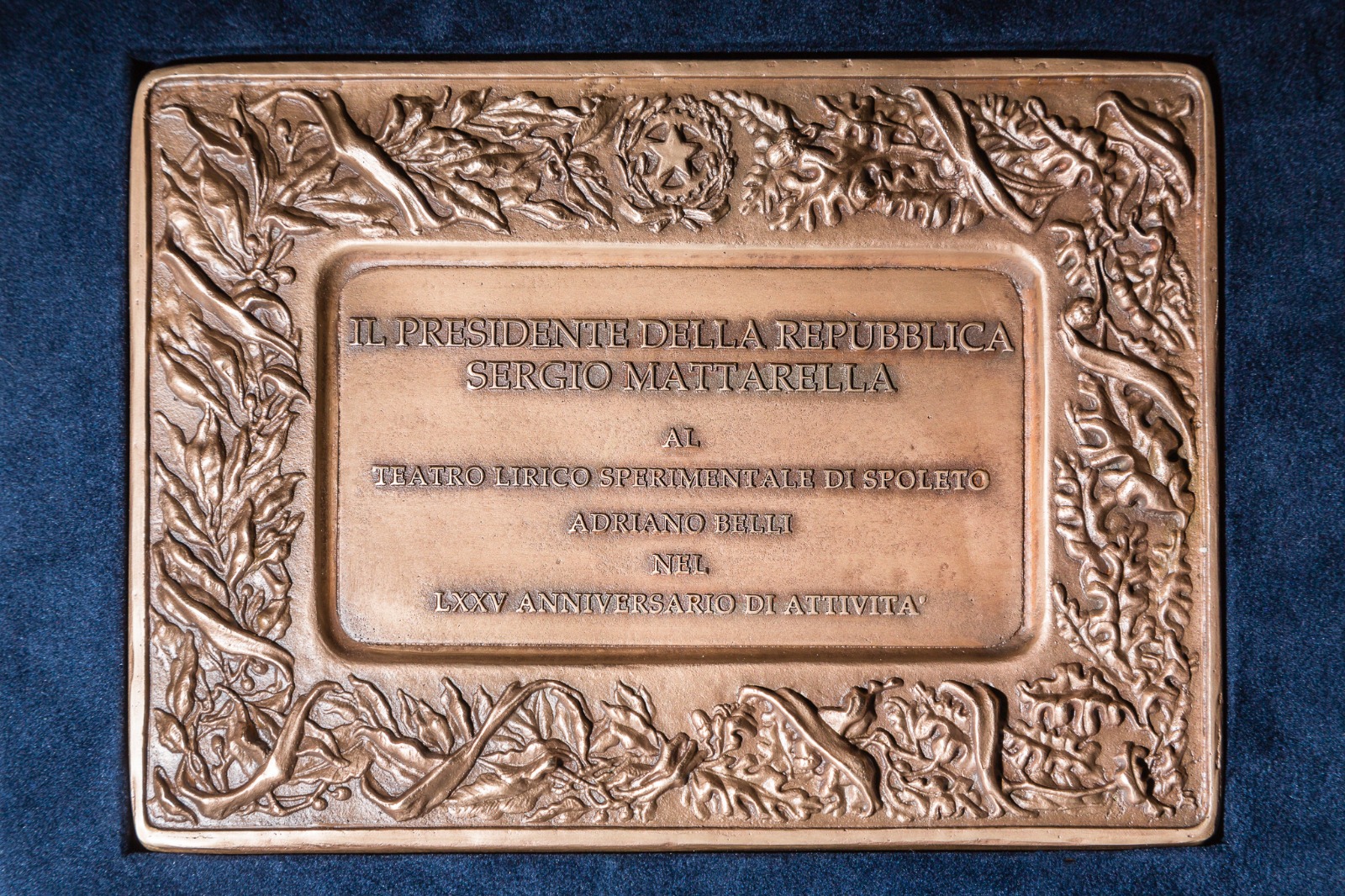 targa del presidente della repubblica