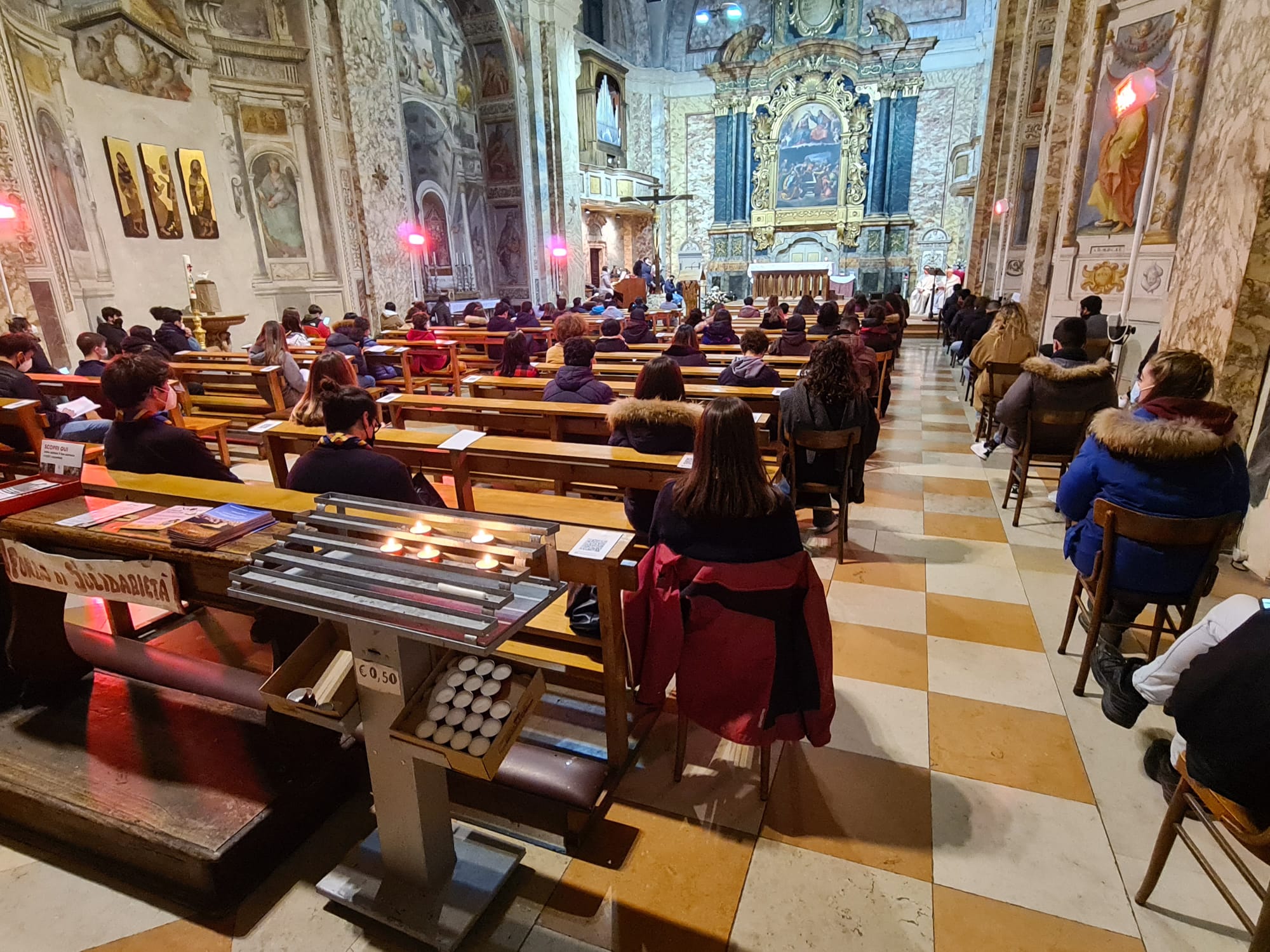 veglia quaresimale dei giovani 2021 chiesa santa maria assunta perugia
