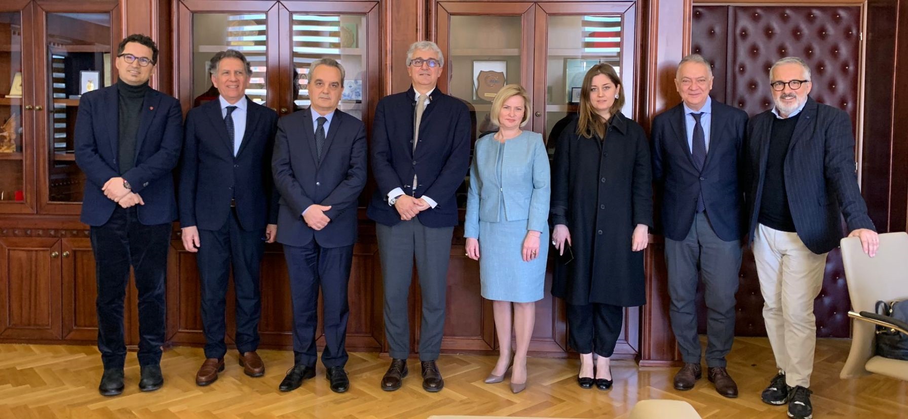 3 La delegazione UniPg nella sede dellUniversità Politecnica di Tirana