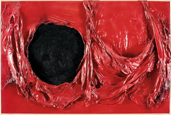 Alberto Burri Rosso Plastica