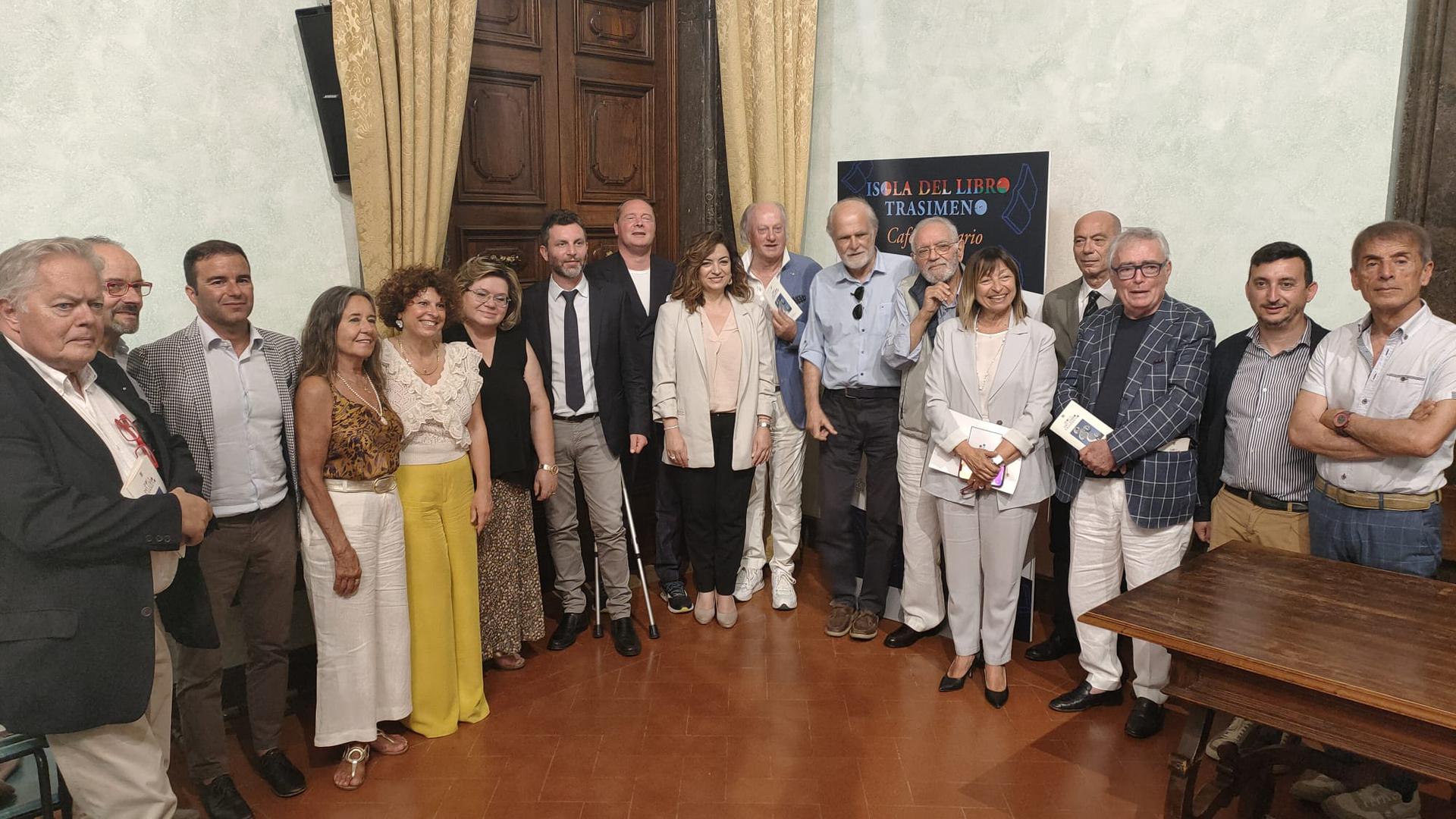 Foto di gruppo Isola del libro Trasimeno