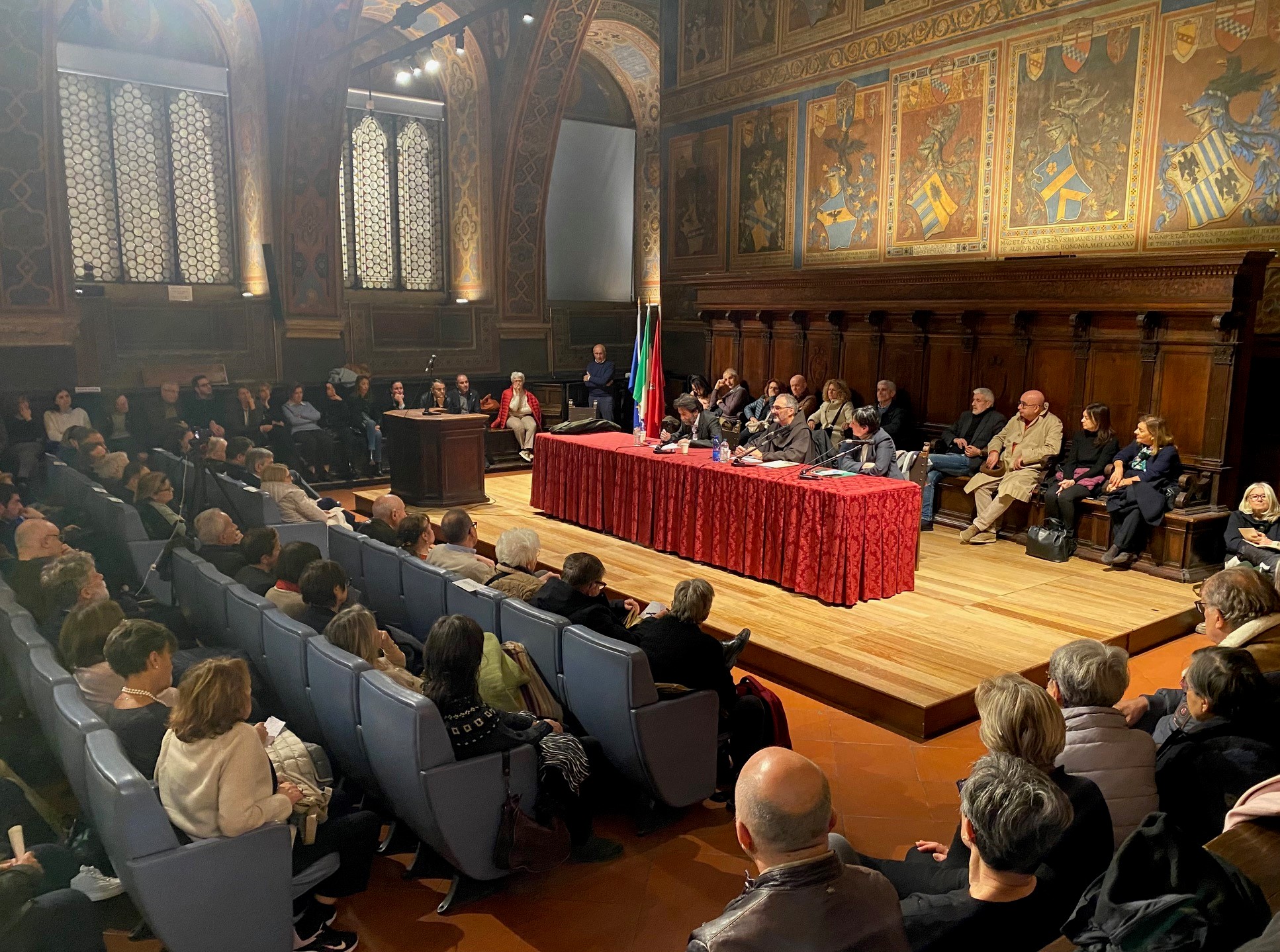 Incontro inaugurale ciclio SAB con Massimo Cacciari sul libro biblico dellEsodo Sala dei Notari Perugia 17 11 23 f2