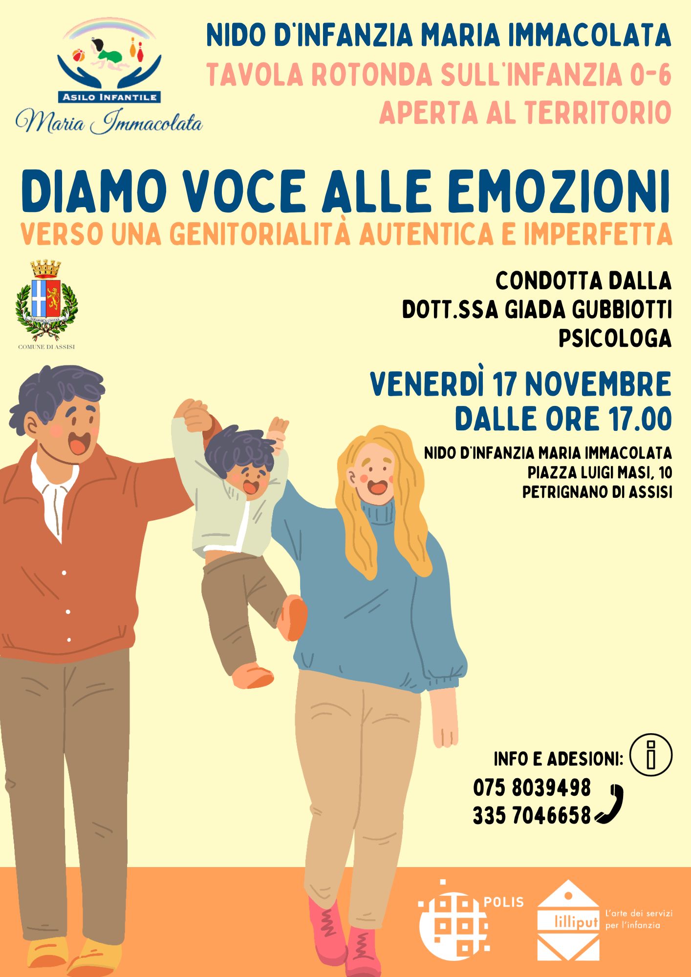 Incontro psicologa Gubbiotti