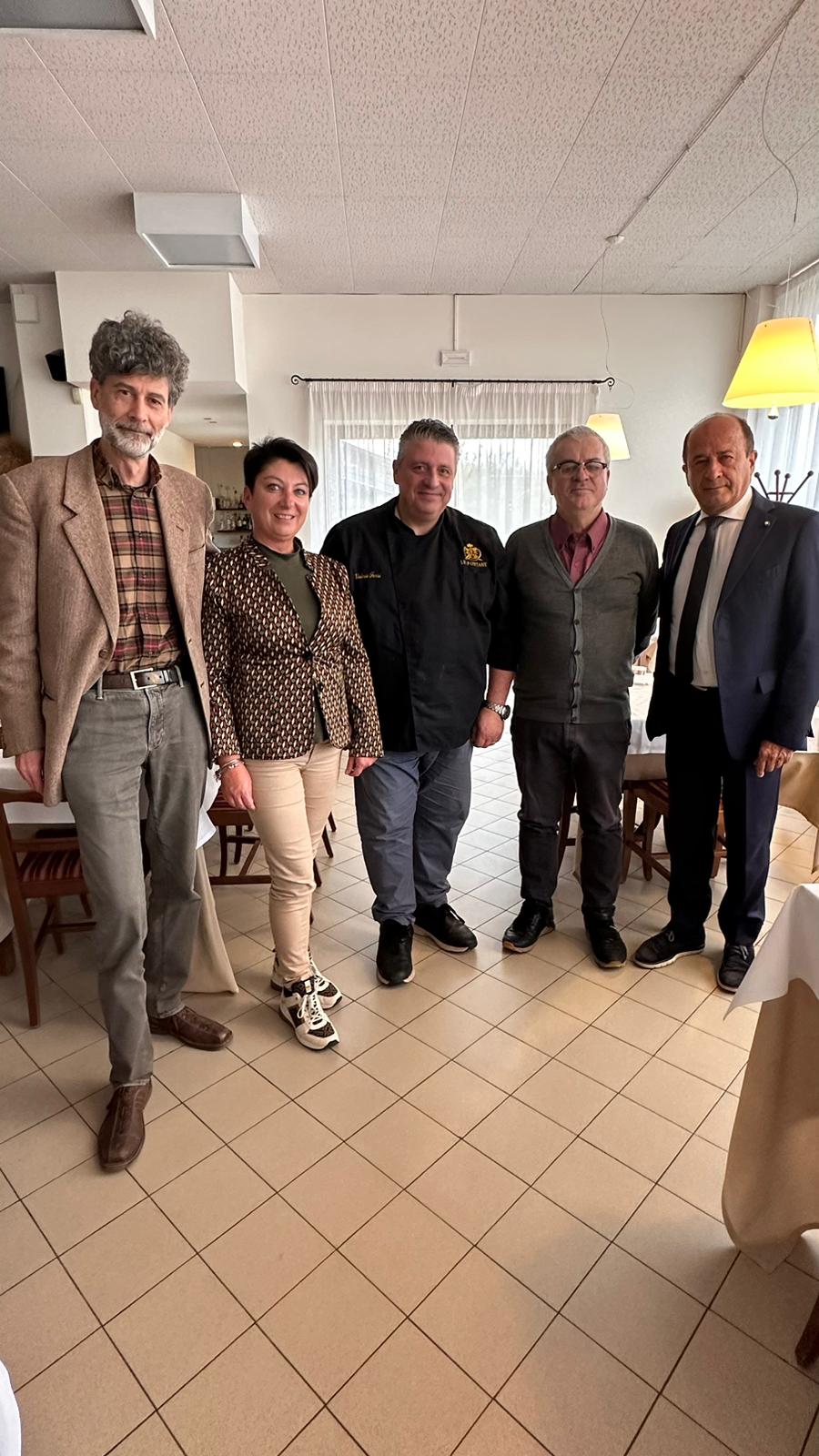 Le delegazioni di Confcommercio Gubbio e Confcommercio Pesaro