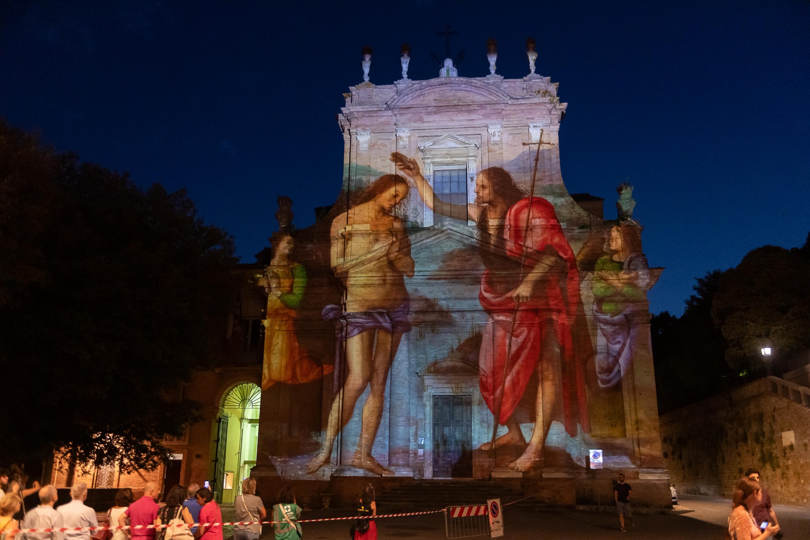 Perugino come non l hai mai visto mostra videomapping Unipg 15