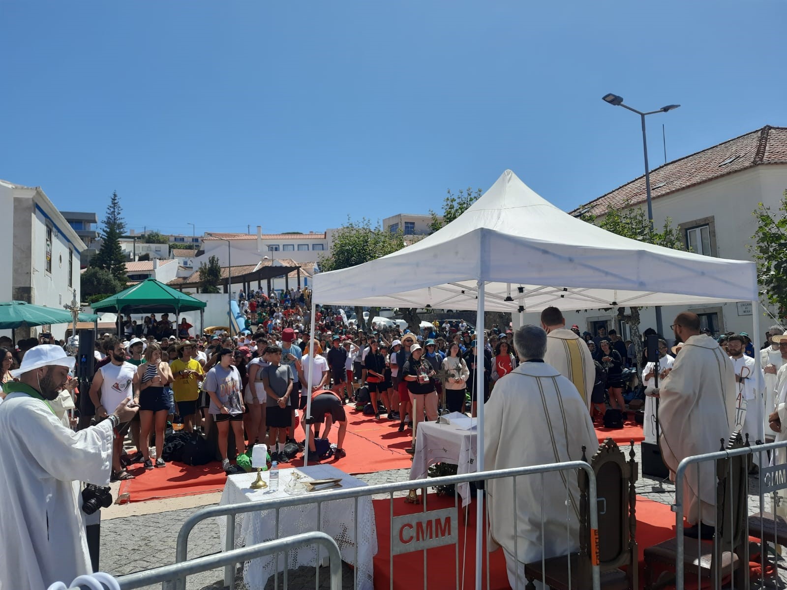 celebrazione eucaristica di ringraziamento presieduta da mons. paolucci bedini con i giovani umbri alla gmg f1