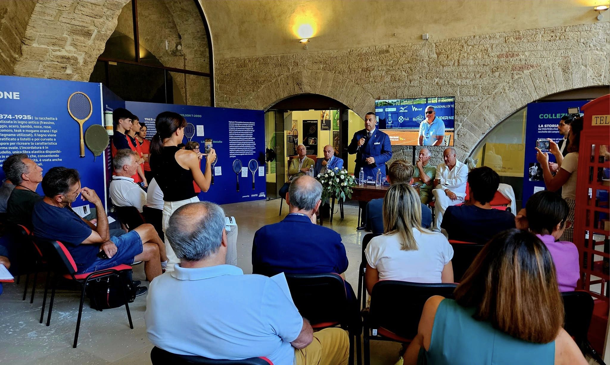 conferenza inaugurale Internazionali Tennis Todi