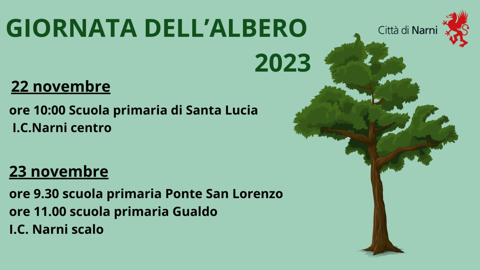 giornata dell albero scuole
