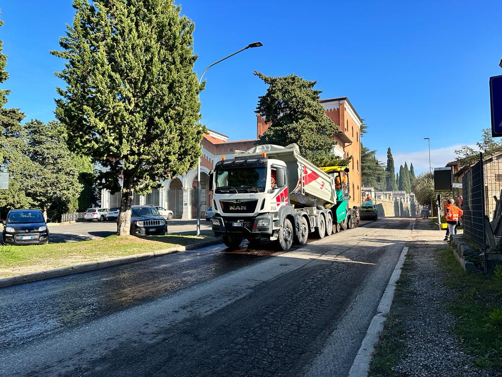 lavori stradali VIA ENRICO DAL POZZO 1