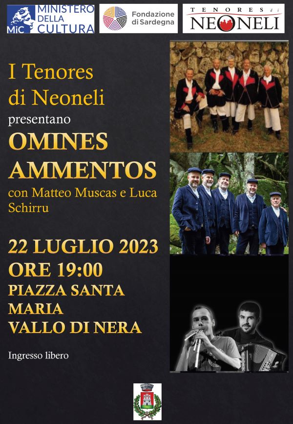 locandina TENORES DI NEONELI VALLO