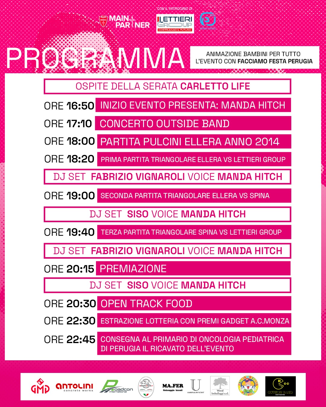 locandina e programma memorial 1