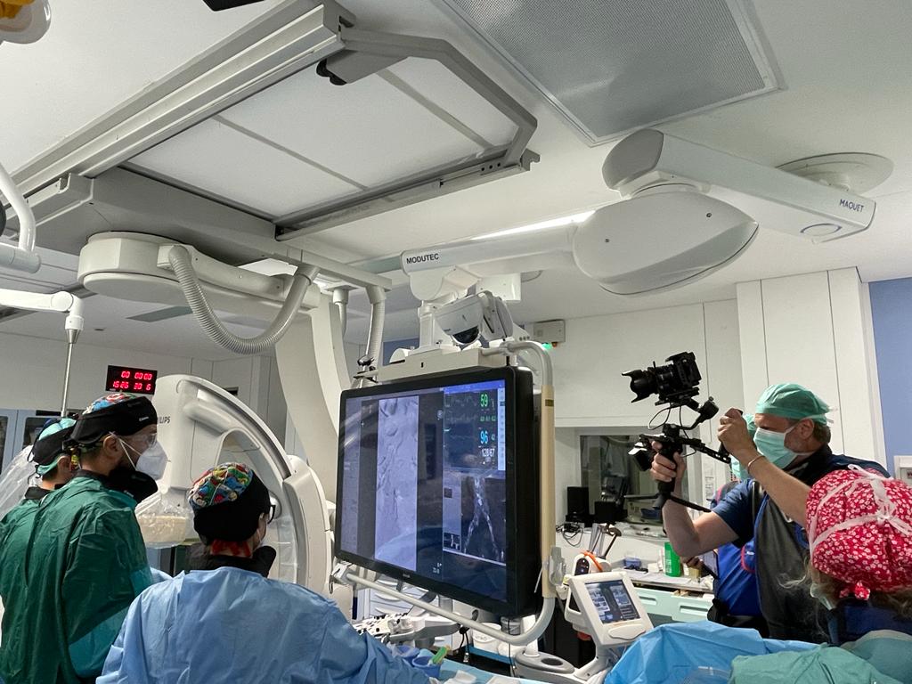riprese video chirurgia vascolare