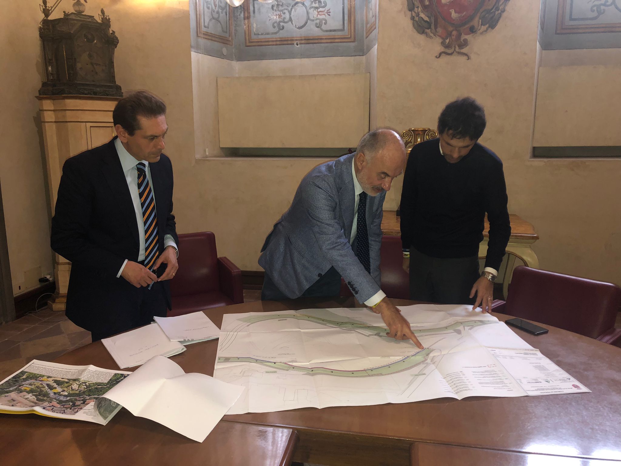 sindaco Romiziassessore Numerini e direttore dei lavori Balducci 3