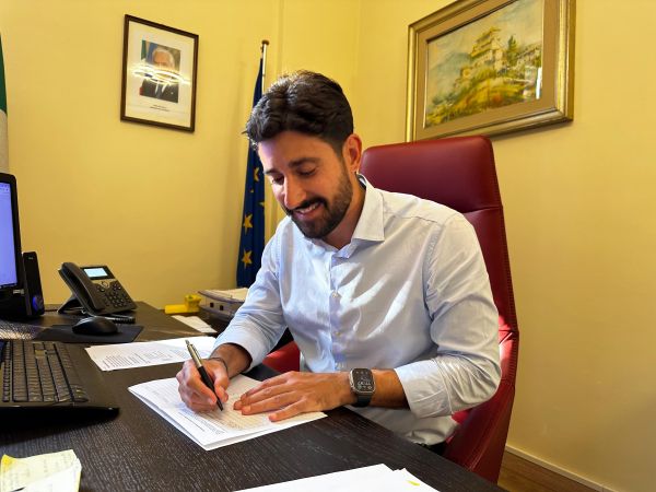 Federico Gori al tavolo