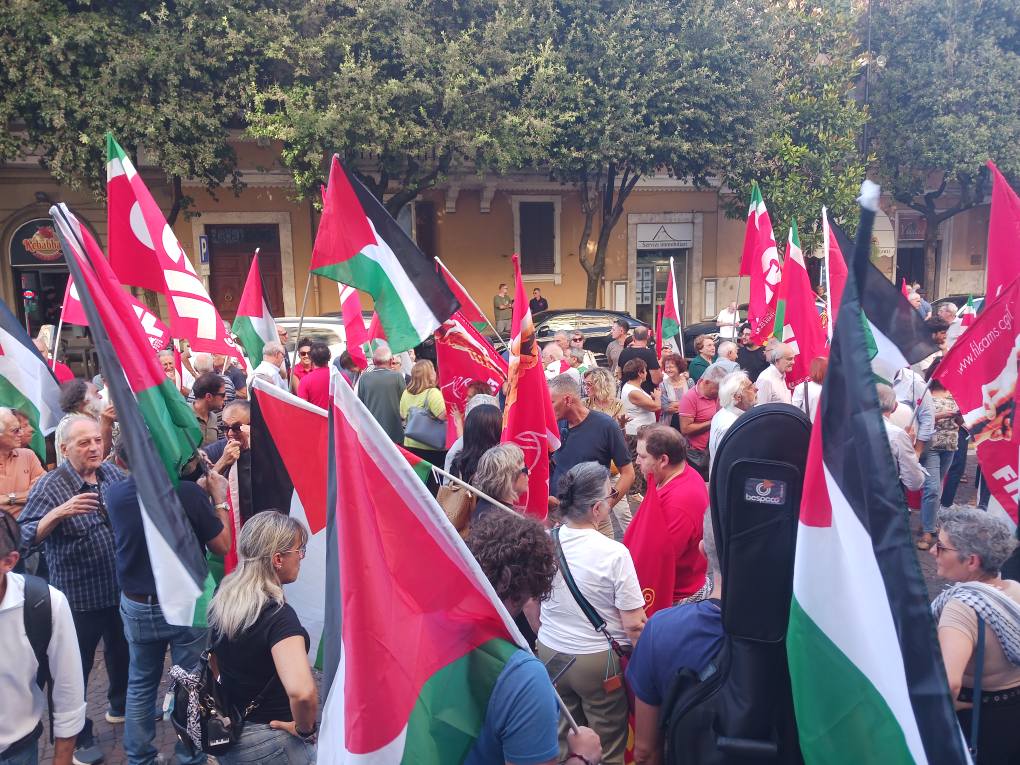 sciopero contro massacro gaza terni 2